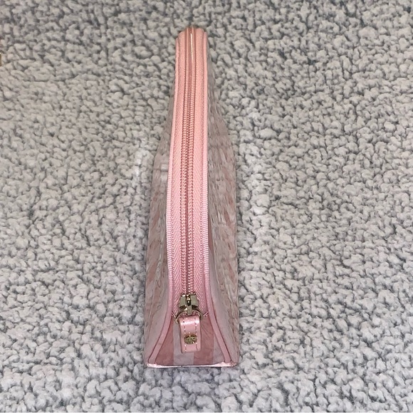 VICTORIA’S SECRET Signature Pink Striped 3-PC Cosmetic Travel Set LG MED SM - Picture 10 of 16